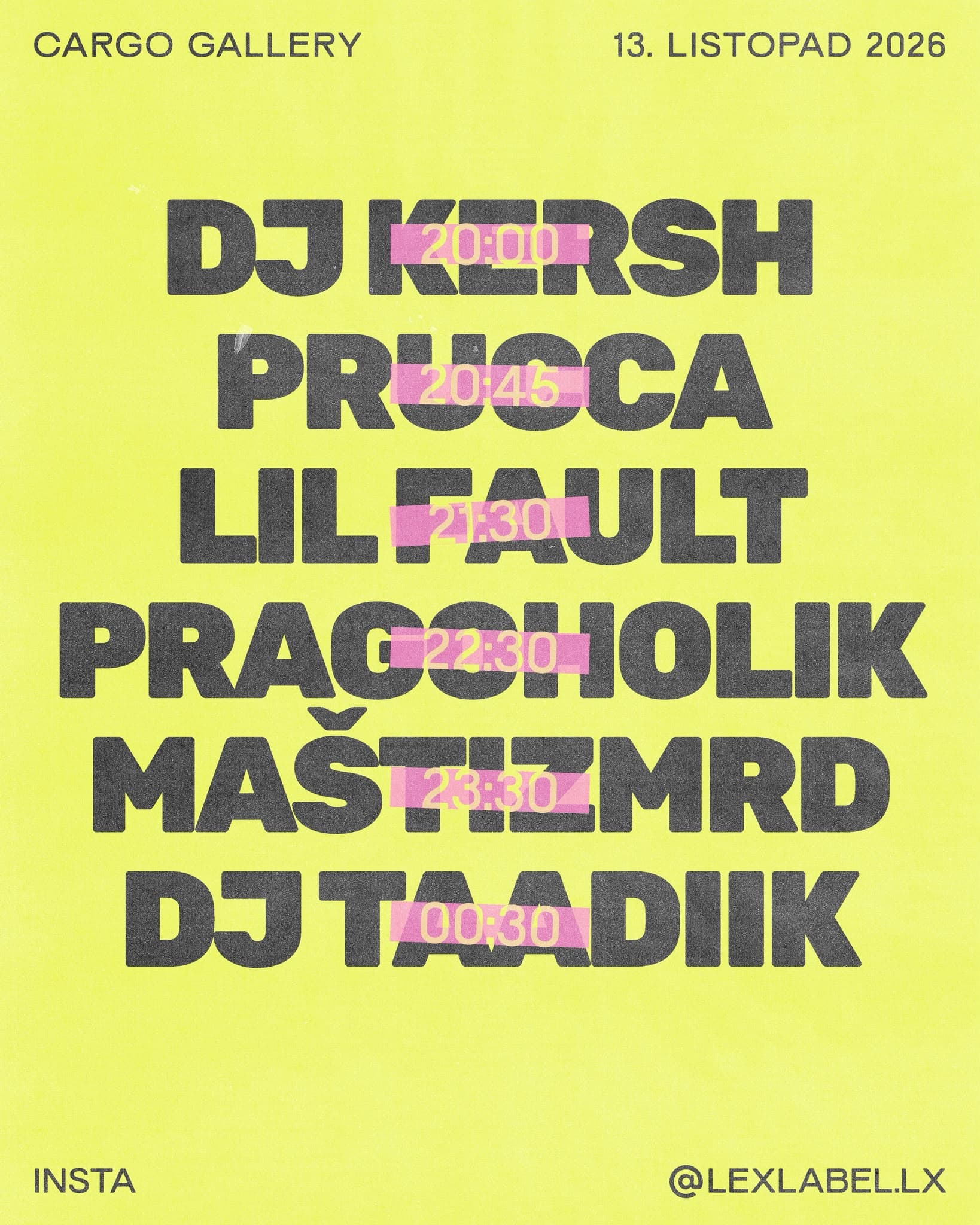 Pragoholik & Lil Fault plakát